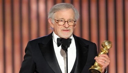 Spielberg wins best director Golden Globe for 'The Fabelmans