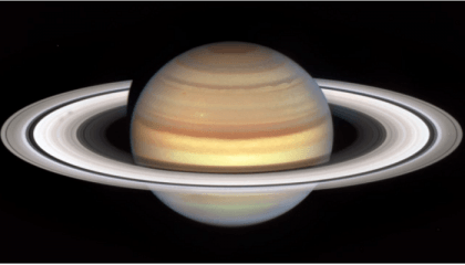 Hubble captures mysterious ‘spokes’ gliding across Saturn’s rings