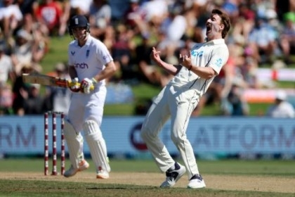 Broad fires England to verge of first Test win over New Zealand