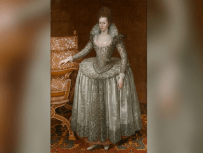 Stunning silver wedding dress recovered from 17th century shipwreck