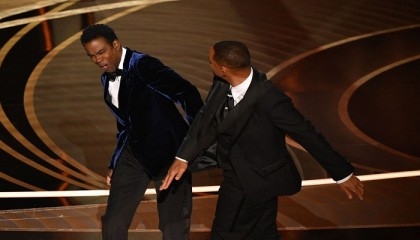 Infamous Smith slap the butt of all jokes at Oscars
