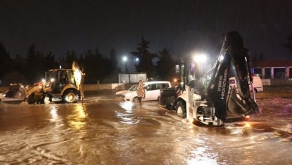 Flash floods kill at least 10 in Turkish quake zone: media
