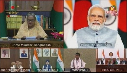Sheikh Hasina, Narendra Modi open BD-India Friendship Pipeline