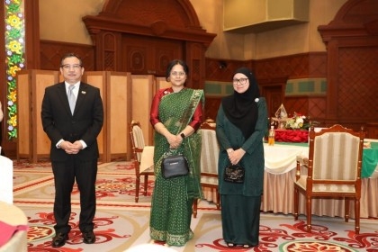 Reception to commemorate the 52nd ‘Glorious Independence and National Day of Bangladesh’ in 
Brunei