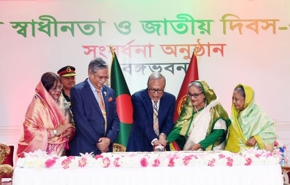 Independence Day: Prime Minister and President-elect attend reception at Bangabhaban

