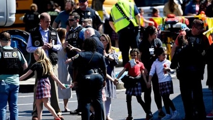 Assailant kills six at Nashville school in latest US mass shooting