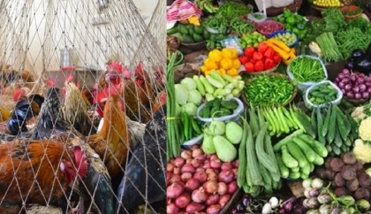 Prices of vegetables, Sonali chicken rise again