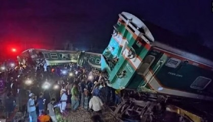 Train accident: 3 staff of Sonar Bangla Express suspended