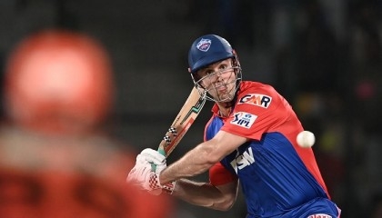 Hyderabad down Delhi in IPL despite Marsh's all-round show