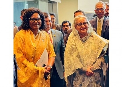 WB official page dominated by eulogy to PM Hasina, her smiling pics with its President, VP 