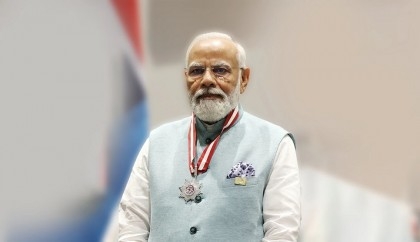 Modi conferred with Fiji's highest honour