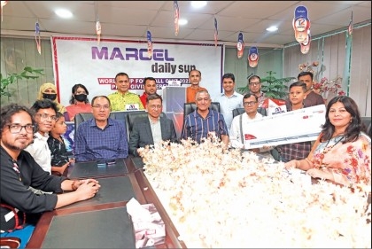 Marcel-Daily Sun World Cup Football Quiz prizes distributed