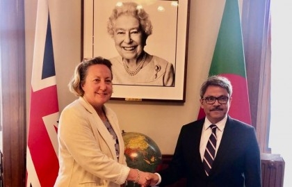 Shahriar holds meeting with UK Minister Anne-Marie Trevelyan in London