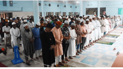5 Eid congregations held at Baitul Mukarram National Mosque
