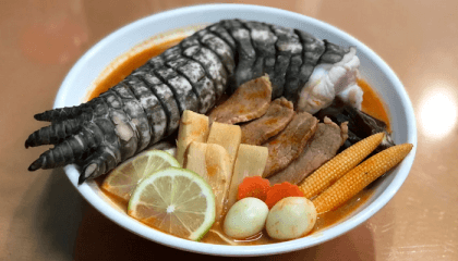 Crocodile ramen is Taiwan’s latest food fad