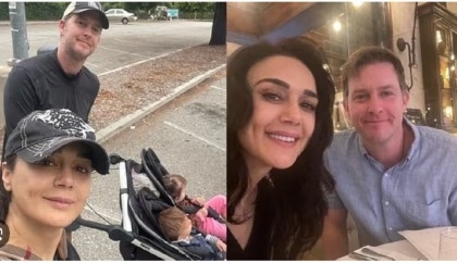 Preity Zinta gives glimpse of her 'mornings' in LA, poses with husband and their twins