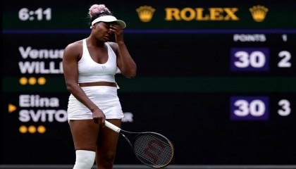 Venus says she was 'killed by grass' after Wimbledon defeat