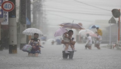 One more dead in torrential Japan rains