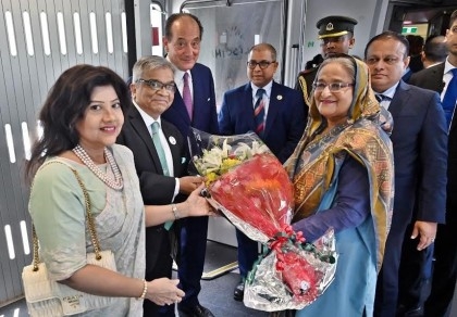 PM Hasina in Rome to attend UN food conf 