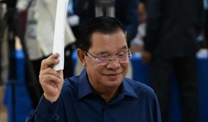 Cambodian heir defends polls victory, rejecting int'l outcry 