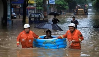 Heavy rainfall: Over 20,000 people evacuated in China's Hebei