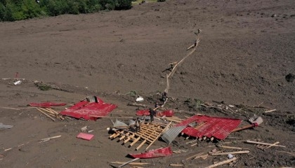 Six killed in landslide in western Georgia