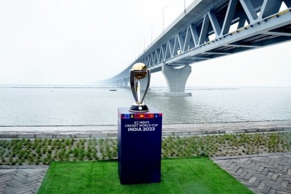 ICC trophy makes stopover at iconic Padma Bridge