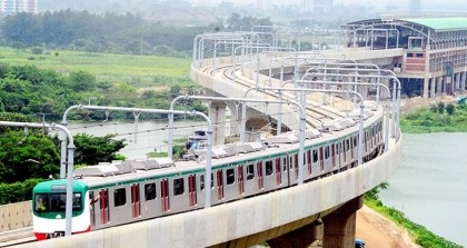Metro rail's Uttara-Motijheel operation Oct  

