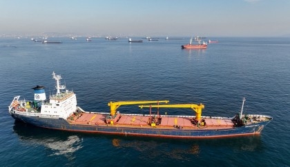Ukrainian cargo ship claimed to exits Black Sea port 