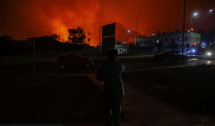Greece wildfires: Hospital evacuated as fire intensifies in Alexandroupolis