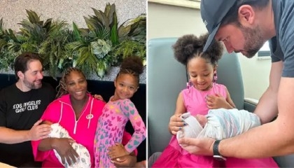 The 'GMOAT': Serena Williams gives birth to second child