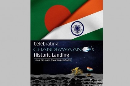 Hasina greets Modi, people of India on successful moon landing


