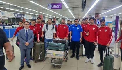 Afghanistan Football team in Dhaka to play two FIFA Int'l Friendlies with Bangladesh