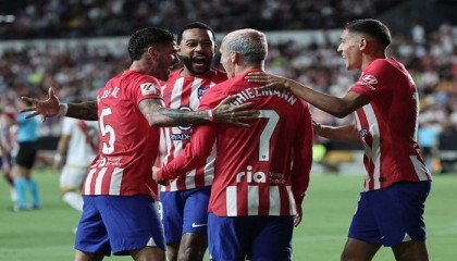Atletico crush dismal Rayo in seven-goal rout