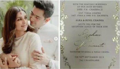 Parineeti Chopra and Raghav Chadha's wedding invitation goes viral online
