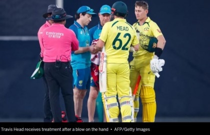 Cricket-Australia opener Head's World Cup in jeopardy as he breaks hand

