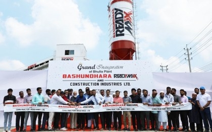 Bashundhara Readymix opens fifth unit at Bhulta, Narayanganj