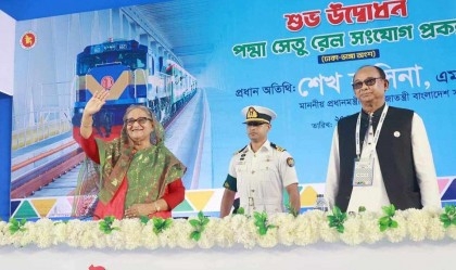 PM Hasina opens Dhaka-Bhanga rail link over country’s longest Padma Bridge