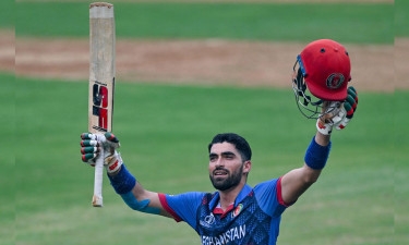 Zadran posts Afghanistan's first World Cup hundred
