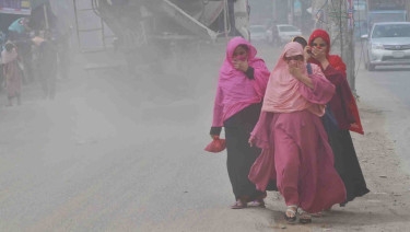 Dhaka’s air most polluted Friday morning