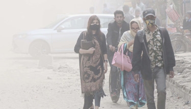 Dhaka’s air quality ‘unhealthy’ this morning amid bone-chilling cold