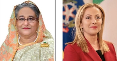 Italian PM congratulates Sheikh Hasina