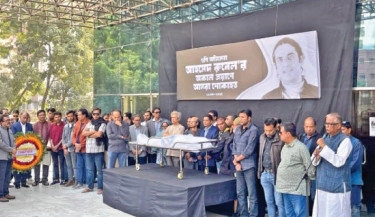 People pay last respects to Ahmed Rubel