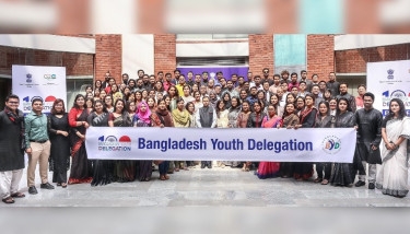 Youth delegation to India hosts flag-off ceremony