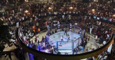 Open-air MMA show in Dhaka for first time