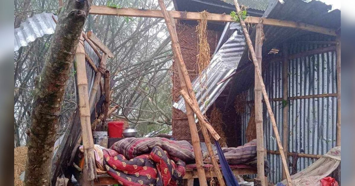 Nor’wester wreaks havoc in Faridpur