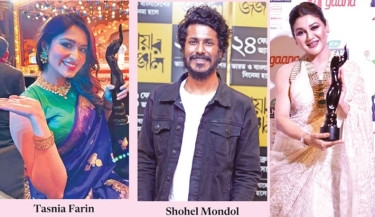 Jaya Ahsan, Tasnia Farin and Shohel Mondol got Filmfare Awards Bangla