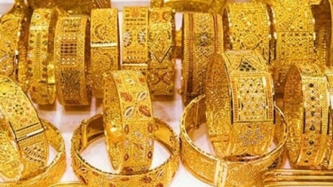 Gold price inflates by Tk 1,050 per bhori