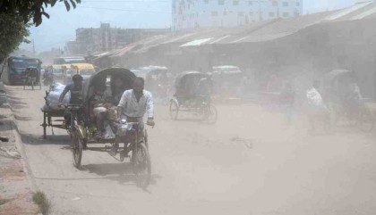 Dhaka's air in 'very unhealthy' zone with AQI score of 209