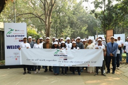 Rangpur Riders inaugurates CVC Finance LTD Walkathon 2023